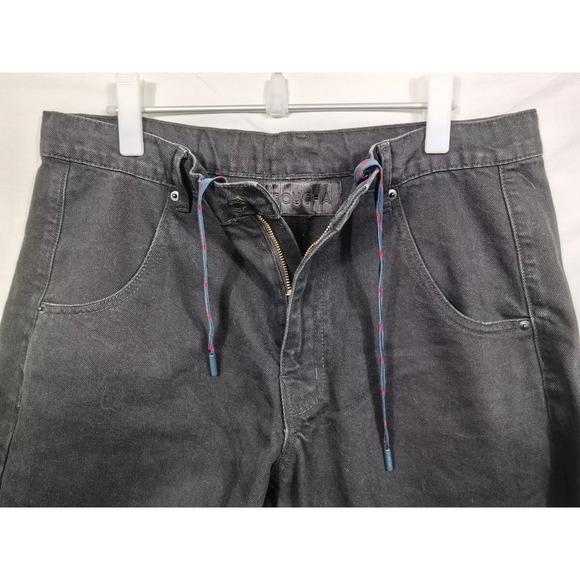 ROUCHA Black Duchamp Denim Baggy Relaxed Fit Size 34x36 - Picture 8 of 9